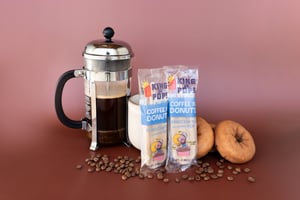 Coffee & Donut LTO King of Pops in wrapper